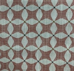 VALDESE INSIDEOUT PERFORMANCE UPHOLSTERY FABRIC STARGAZE IN SCARLET BY THE YARD