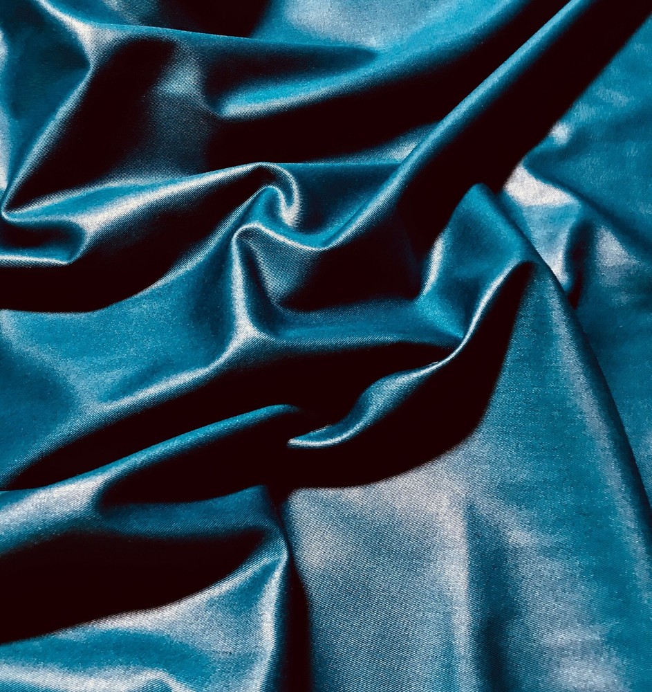 Turquoise Blue – Rayon Gabardine Fabric