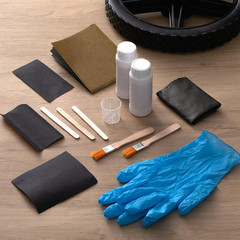 15 Pcs Carbon Fiber Repair Kit with 3k 200g Plain Weave Carbon Fiber Fabric, Epo