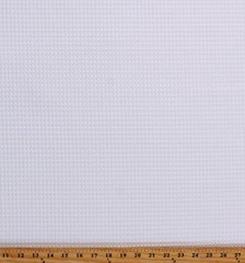Waffle Weave Pique Woven White 70″ Polyester Tablecloth Fabric by Yard D141.02
