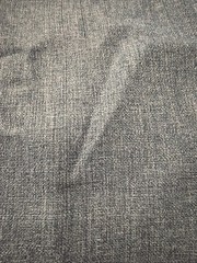 5 Yards Of Blue Linen/cotton Blend Fabric Sold By The Yard