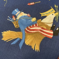 7.5 Bolt Yards Daisy Kingdom AIR FORCE ONE USA Patriotic Cotton Fabric #4063~NEW