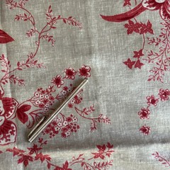 Pottery Barn Fabric 5yds X 54”Toile Linen Cotton Martine French Country Bedding