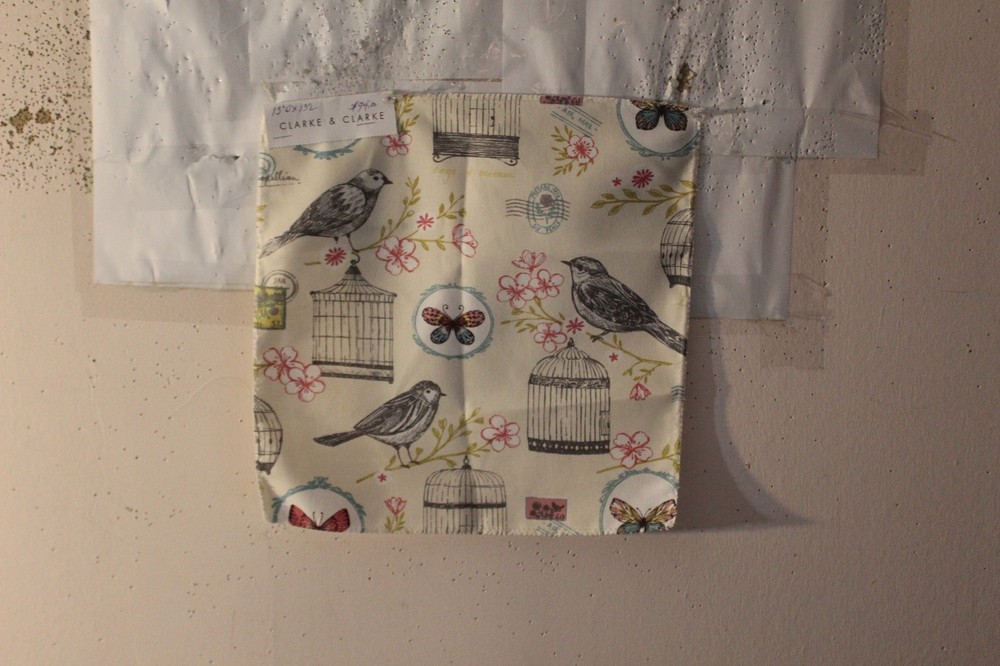 Clarke & Clarke Melodie Birds and Butterflies Various Colors and Sizes