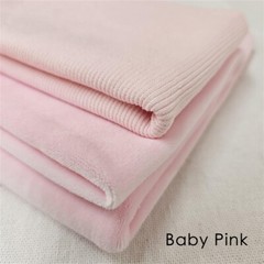 Velour Polar Fleece Anti Pill Fabric with Matching Ribbing Combo Set,Neotrims