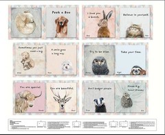 36″ X 44″ Panel Sweet Child of Mine Soft Cover Baby Book Cotton Fabric D681.31