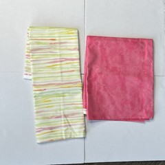 Northcott 2 Yds Fabric Watercolor Impressions #20490 Deborah Edwards #9020 Pink