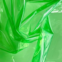 Oneart 12 Gauge Lawn Green Solid Clear Tpu Waterproof Vinyl Fabric For Sewing