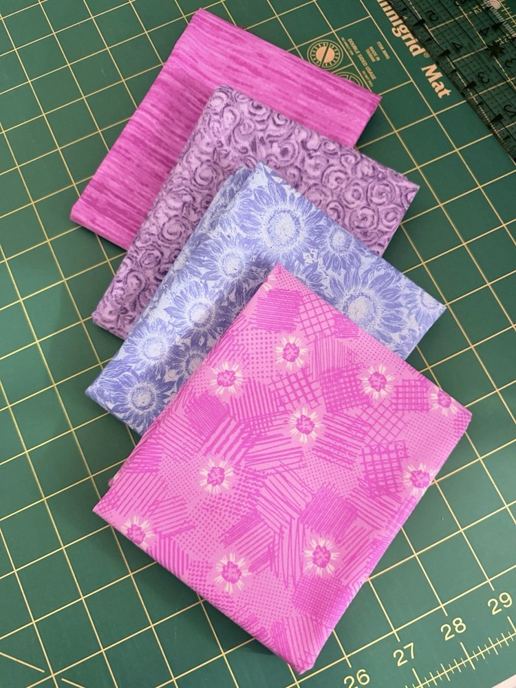 Quilting 100% Cotton *Fat Quarters* *Riley Blake* *MDG* PINK BLUE PURPLE