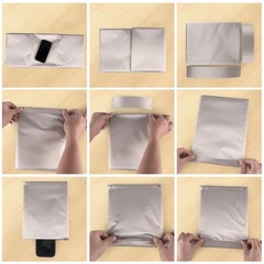 Faraday Fabric(43″ W � 108″ L Fabric + 300″ L Tape)?Faraday Fabric EMP Proof Mil