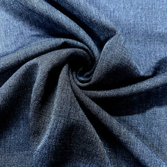 Linen Look 100% Poly 60″W Navy No-Wrinkle Ipanema Fabric Lot of 5 yards for $20