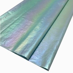 Pearlized Fabric Gradient Color Shiny Rainbow Crinkle DIY for Puffer Dress Craft