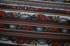 Rayon Stretch Jersey Knit Fabric horizontal small Turkish Floral print 9 oz
