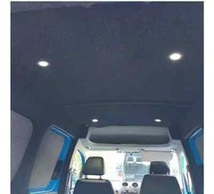 Light Gray Suede Headliner Fabrics Foam Backed 60”x60”Ceiling Replace Material