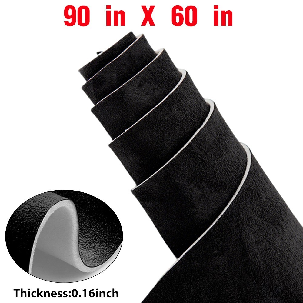 Suede Headliner Fabric Foam Back Roof Liner Upholstery Repair Replace Renovate