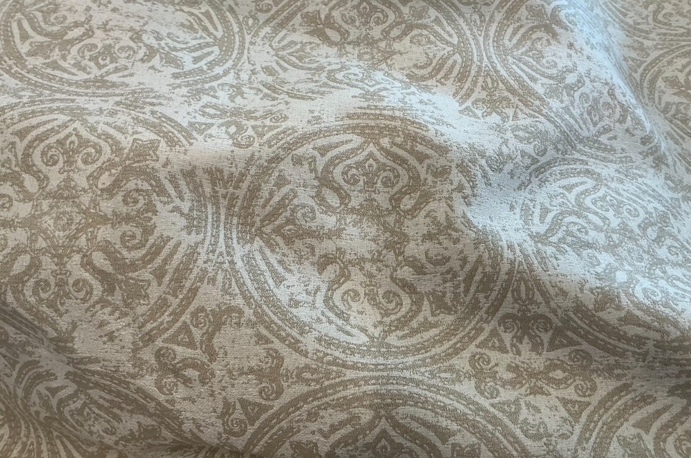 Upholstery Fabric, Beige and Oyster, Unknown Vendor, 4 yards plus