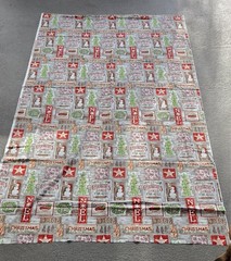 Length of Christmas Sewing Fabric, 2 Yards Long x 43″ Wide, Rustic Country Print