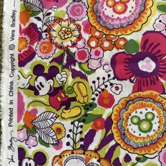 Vera Bradley Disney Minnie Mouse Garden Party Fabric 3 Yds x 60” Braemore Mickey