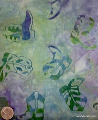 Fandango blue green purple western cowboy boots batik Avlyn fabric