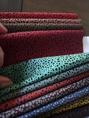 BOUSSAC FRANCE Fabric Lot/100% cotton/Remnant 8×6 Sewing/Craft/Hobby/13pc/lot B1