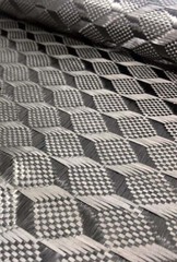 3K 240G Carbon Fiber Cube Jacquard Fabric Cloth 100cm*100/200/300/500cm