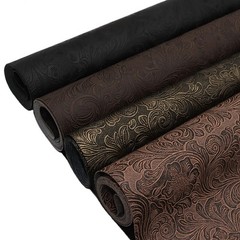 30x140cm Textured Faux Leather Sheet DIY Craft Bags Wallet Sewing Material Fabri