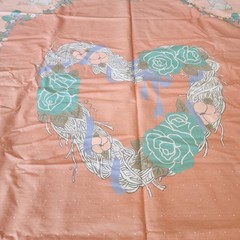 Vintage Weilwood Industries Nursery Crib Quilt Fabric Panel – Country Animals…
