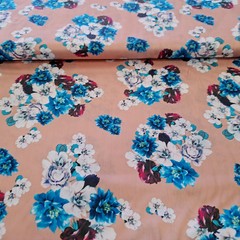 Floral Cotton Lawn Rose Flowers Digitally Printed Imported Japan By the Yard