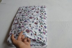 NO TARRIF CHARGES 100% ✅ 3 Yard Floral Hand Printed 100%Cotton Fabric ZK-3