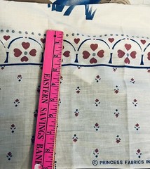 VTG ‘80’s Countrycore Tetter Totter Bunnies Crib Quilt Panel Princess Fabrics