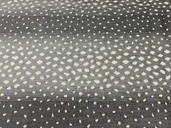 Thibaut Woven Animal Skin Spot Upholstery Fabric- Gazelle Charcoal 1.4 yd W80431
