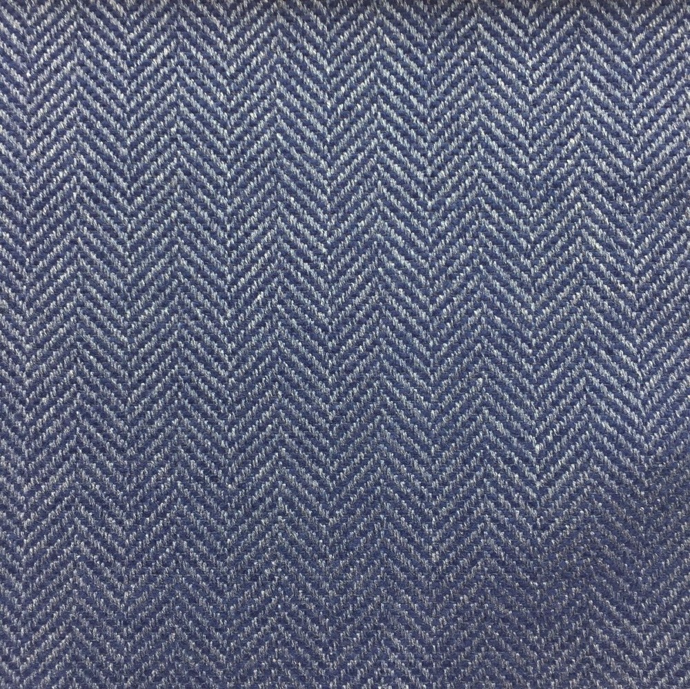 DESIGNTEX WEST ELM UPHOLSTERY FABRIC 3741-402 TINY HERRINGBONE BLUE BY THE YARD