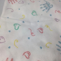 Flannel Fabrics Pink White Blue Baby Room Kids Sleepwear Bedding 2 Yds