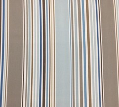 4.25 Yards Stripe in Blue and Brown Lightweight Home Decor Fabric