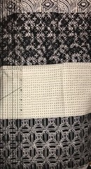 Legacy Studios Tanzania Black/White QUILT, Sew, Fabric – 1 5/8 yds