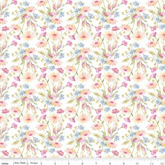 Painted Petals, 5″ x 5″ Squares, Riley Blake $3.99 Ships ANY Amount Of Fabric