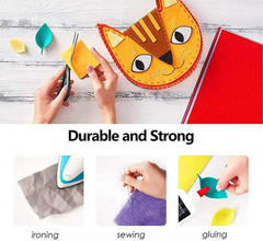 40Pcs Felt Fabric Sheet, 40 Colors Soft Felt Fabric Sheet 20 X 30Cm Felt Square