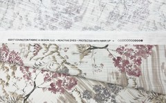 COVINGTON HIKARU DUSTY ROSE PINK ASIAN TREE TOILE MULTIUSE FABRIC BY YARD 54″W