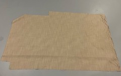 Linen & Cotton Beige Fabric Remnant – 58″L x 36″ New 1 Yard