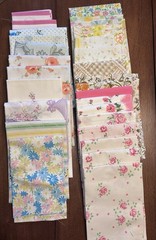 30 Cuts Of Vintage Sheets And Pillowcases