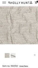 Holly Hunt Jumanji Cement Fabric -SOLD BY THE YARD – 20 YARDS AVAILABLE