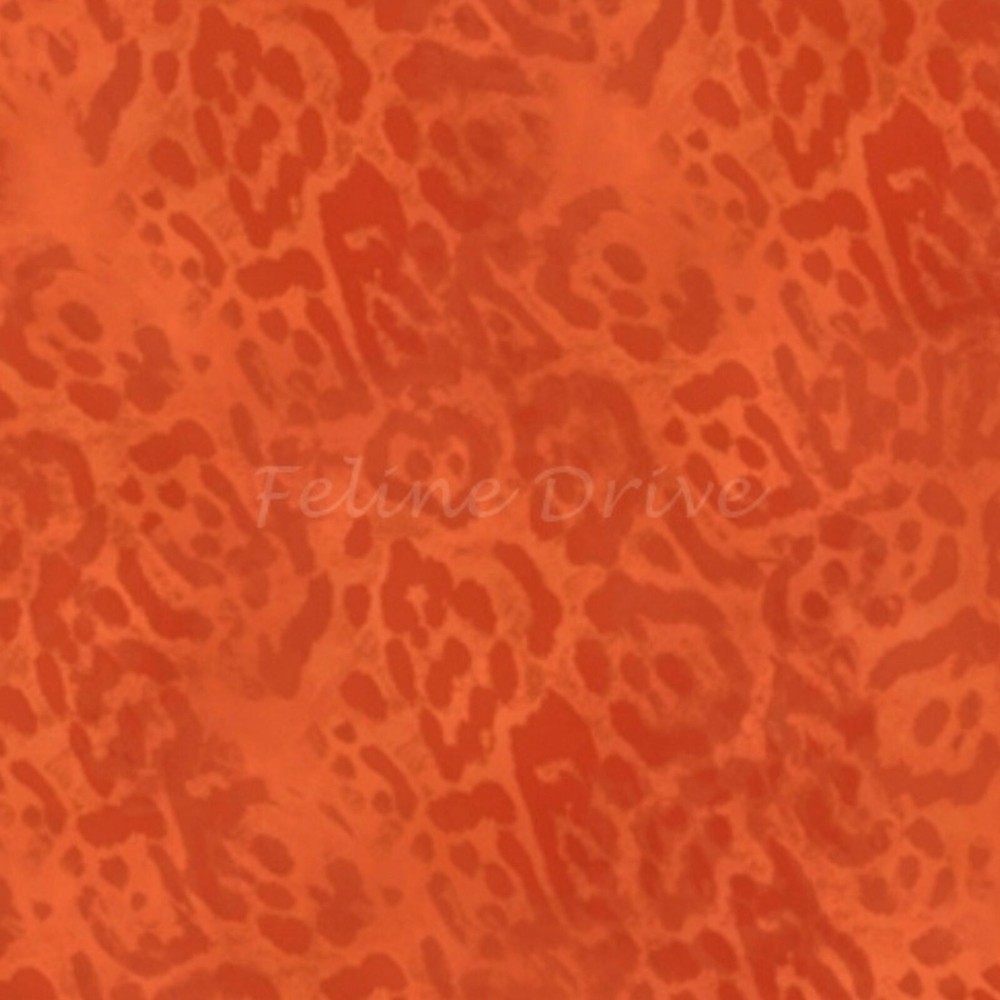 Feline Drive Fabric SHALIMAR Cheetah Tonal Print Terra Cotta – Sold by the Yard