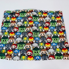 MARVEL KAWAII CHARACTER AVENGERS SUPERHEROES QUILTING COTTON FABRIC 43×18