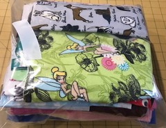 Fabric Scraps 2 Pounds Flannel 43 Different Prints and Solid Pieces #87