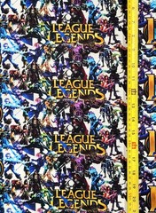 LEAGUE OF LEGENDS ANIME 1 YARD FABRIC ( 36″ X 58″ ) BRAND NEW