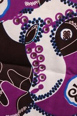 108″L x 44″W HiTarget Fabric Veritable Guaranteed Wax Block Print Purple Tribal
