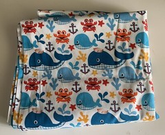 Fabric 3 Yards Whales Ocean Nursery