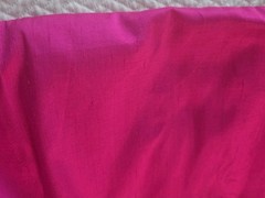 Thai Silk CO/ 100% SilkFabric 46″X40″wide Sewing/Craft/Hobby/Pink 1960’s Vintage