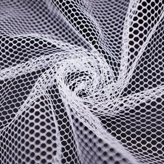 29.5 x 59 Inch White Mesh Fabric Slightly Stretchy for x 59 Inch,