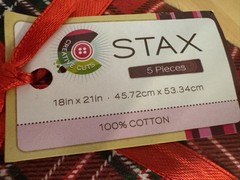 New Stax Quilting Fabric 5 Pieces 18×21 Inch